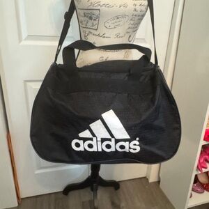 Adidas Black Duffel Bag